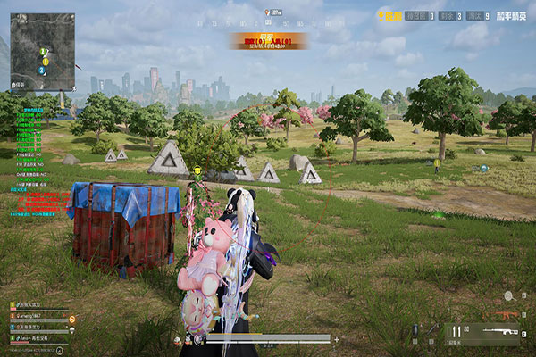 CF at辅助透视自瞄效果